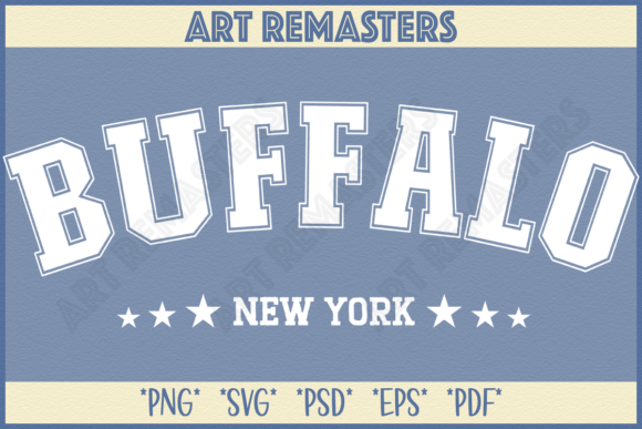 Buffalo College-Style Text Graphic: Your Go-To for Bold, Collegiate Vibes