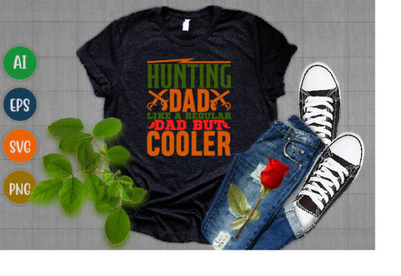 Hunting Dad, Regular Dad Graphic T Shirt: Beyond the Standard Tee