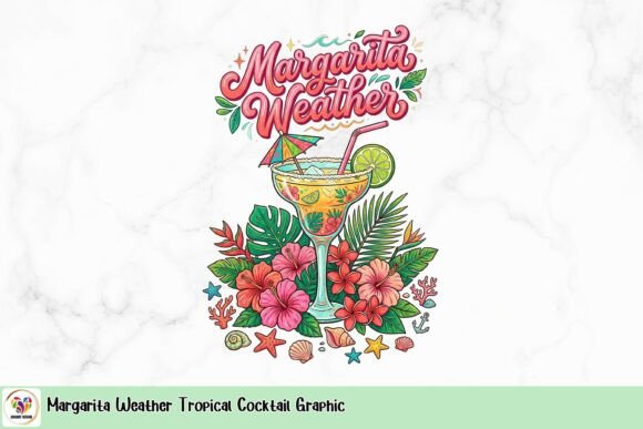 Margarita Weather Tropical Cocktail Graphic: A Design Deep Dive