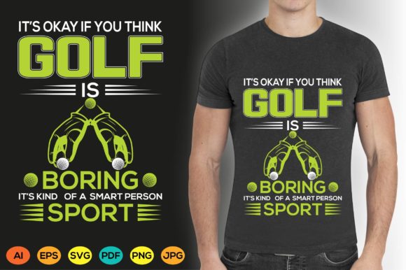 Mastering the Fairway of Style with Golf T-shirt Design Graphic It's Ok