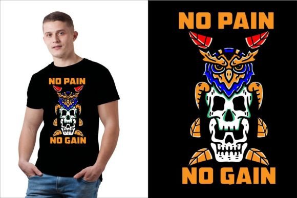 Skull T-SHIRT DESIGN Graphic Vector: The Ultimate Asset for Bold Branding