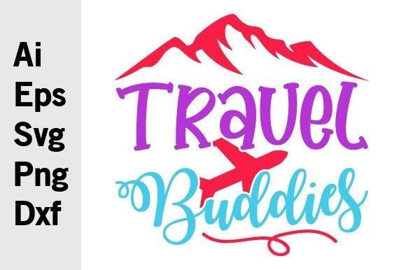 Travel Buddies, Summer Day Graphic Svg: Your Go-To for Fun Branding